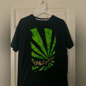 My Philippines Medium sized T-shirt, black colored with green in the middle